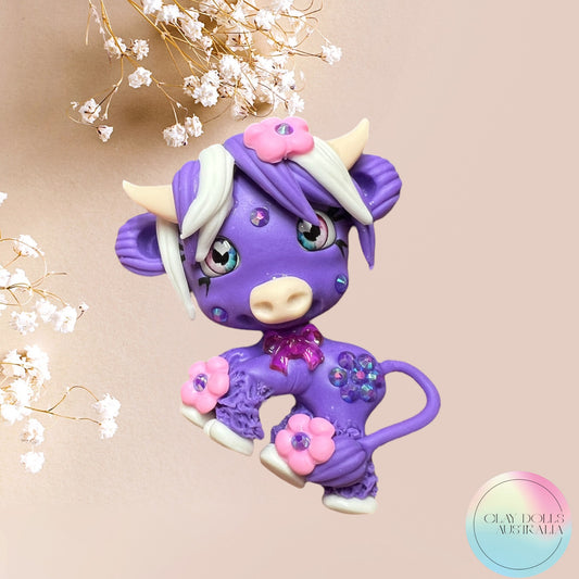 HIGHLAND COW - Purple & Pink